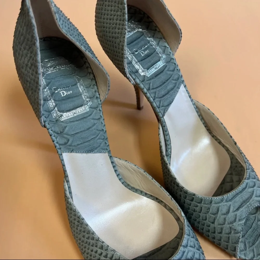 Dior Python Skin Heels - Picture 2 of 4